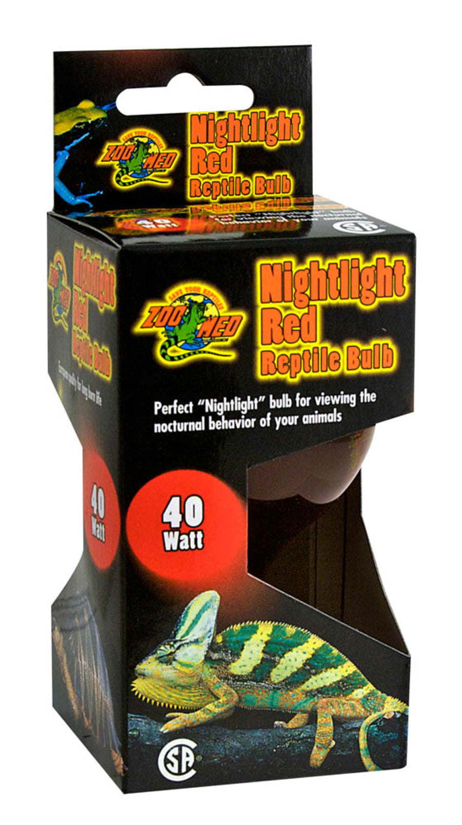 Zoo Med Nightlight Red Reptile Bulb Red