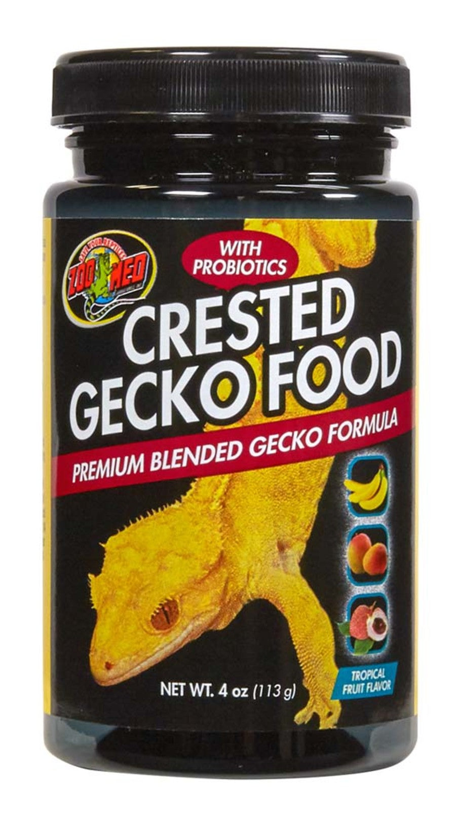 Zoo Med Crested Gecko Food Premium Blended Tropical Fruit Dry Food
