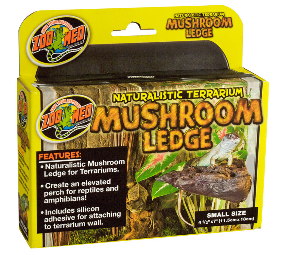 Zoo Med Mushroom Ledge Elevated Perch Brown