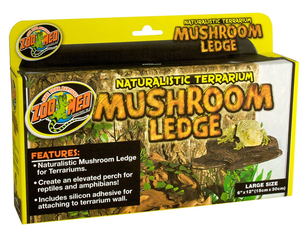 Zoo Med Mushroom Ledge Elevated Perch Brown