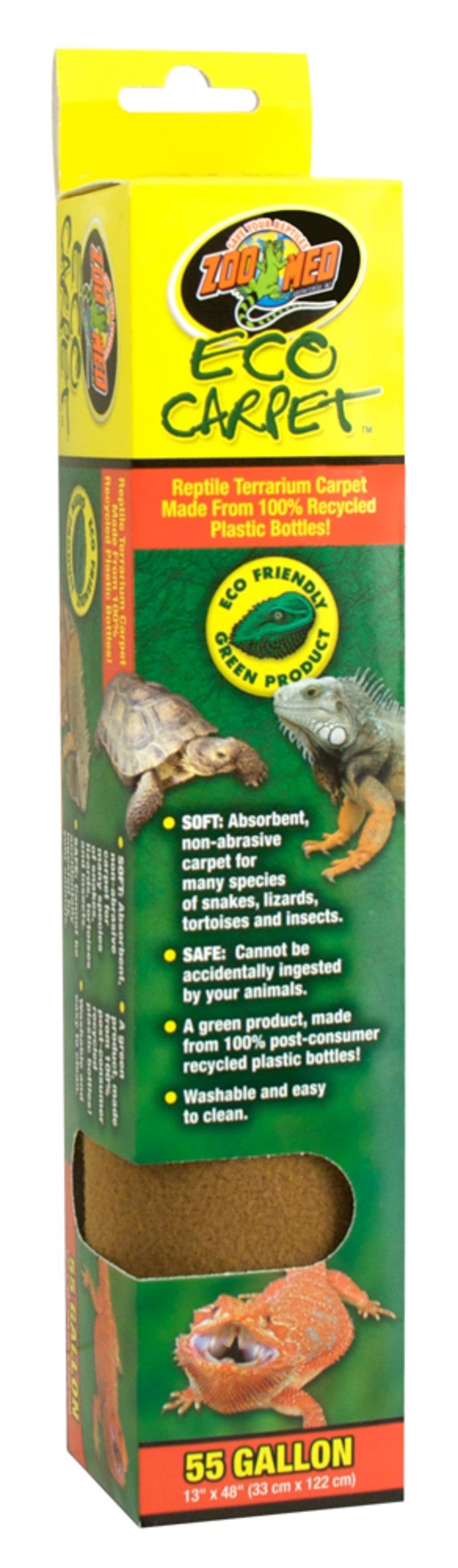 Zoo Med Eco Carpet Reptile Terrarium Carpet Tan