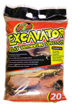 Zoo Med Excavator Clay Burrowing Substrate Brown