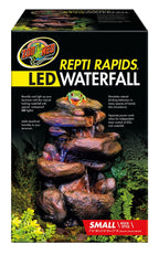 Zoo Med Repti Rapids LED Wood Waterfall Brown