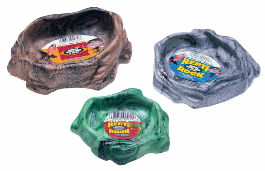 Zoo Med Repti Rock Water Dish Assorted
