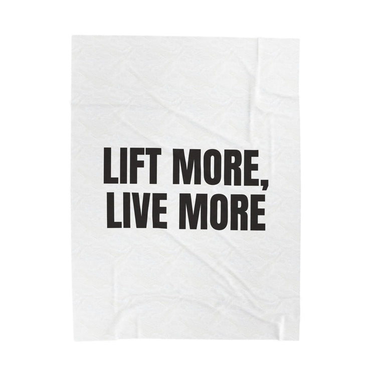 Lift More Live More Cozy blanket – original NewGiftDay design
