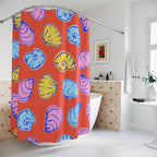 Pop Art Seashell Shower Curtain Gift: Coastal Whimsy for Bold Homes