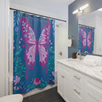 Monarch Butterfly Folk Art Shower Curtain Gift: Ethereal Beauty for Whimsical Homes
