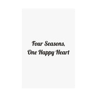 Four Seasons One Happy Heart poster – original NewGiftDay design, view 2