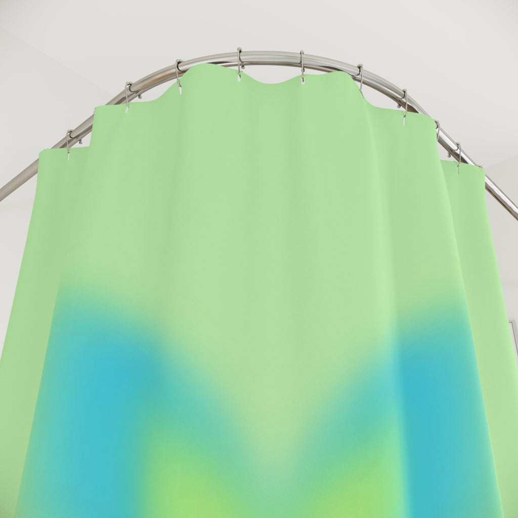 Ethereal Aura Butterfly Shower Curtain Gift: Tranquil Gradient for Aesthetic Homes