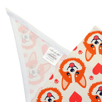 Corgi Hearts pet bandana – original NewGiftDay design, view 3