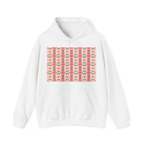 Retro Daisy Blooms Unisex Heavy Blend™ Hooded Sweatshirt design