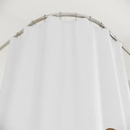 "Hey There, Big Guy" Pin-Up Shower Curtain Gift: Retro Humor for Bold Personalities