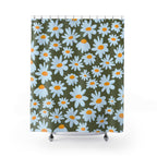 Classic Daisy Bloom Shower Curtain Gift: Retro Floral Fun for Cheerful Homes