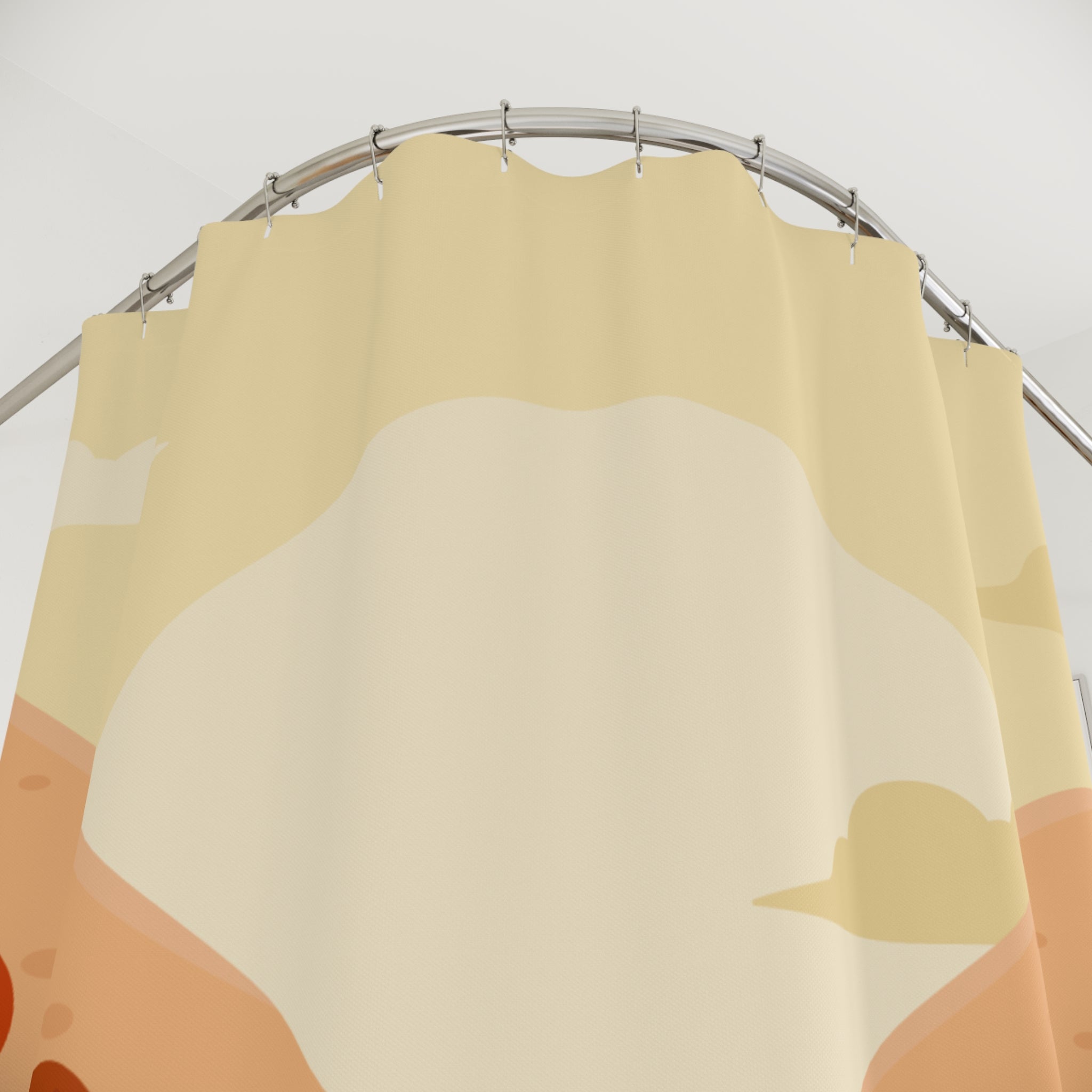 Scenic Autumn Hills Sunrise Shower Curtain Gift: Picturesque Fall for Serene Homes