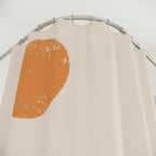 Abstract Boho Desert Sunset Shower Curtain Gift: Serene Horizons for Earthy Homes