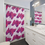 Las Vegas Neon Slogan Shower Curtain Gift: Retro Glamour for Nightlife Lovers