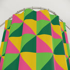 Vibrant Geometric Triangle Shower Curtain Gift: Modern Chic for Bold Homes