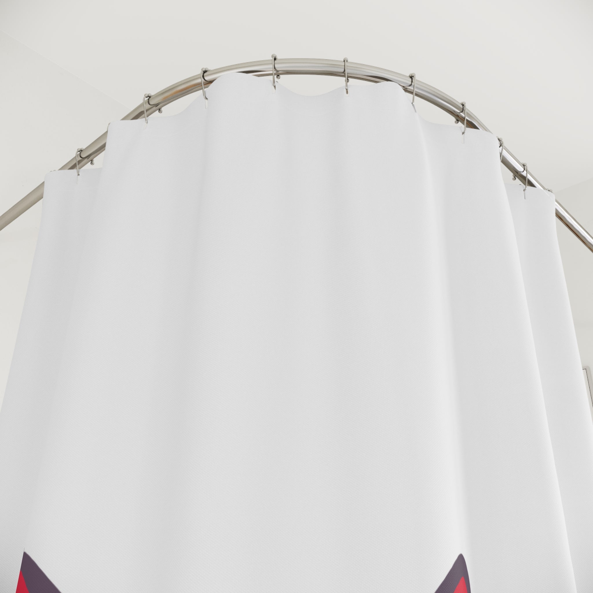 Quirky Sphynx Cat Peek Shower Curtain Gift: Modern Pet Art for Unique Homes