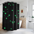 Glow-in-the-Dark Star Shower Curtain Gift: Celestial Pop for Funky Homes