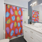 Pop Art Seashell Shower Curtain Gift: Coastal Whimsy for Bold Homes