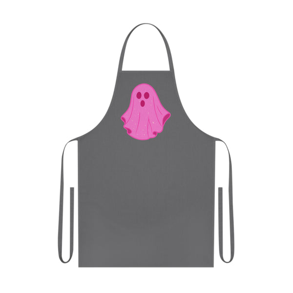 Pink Ghost Parade Cotton Apron design