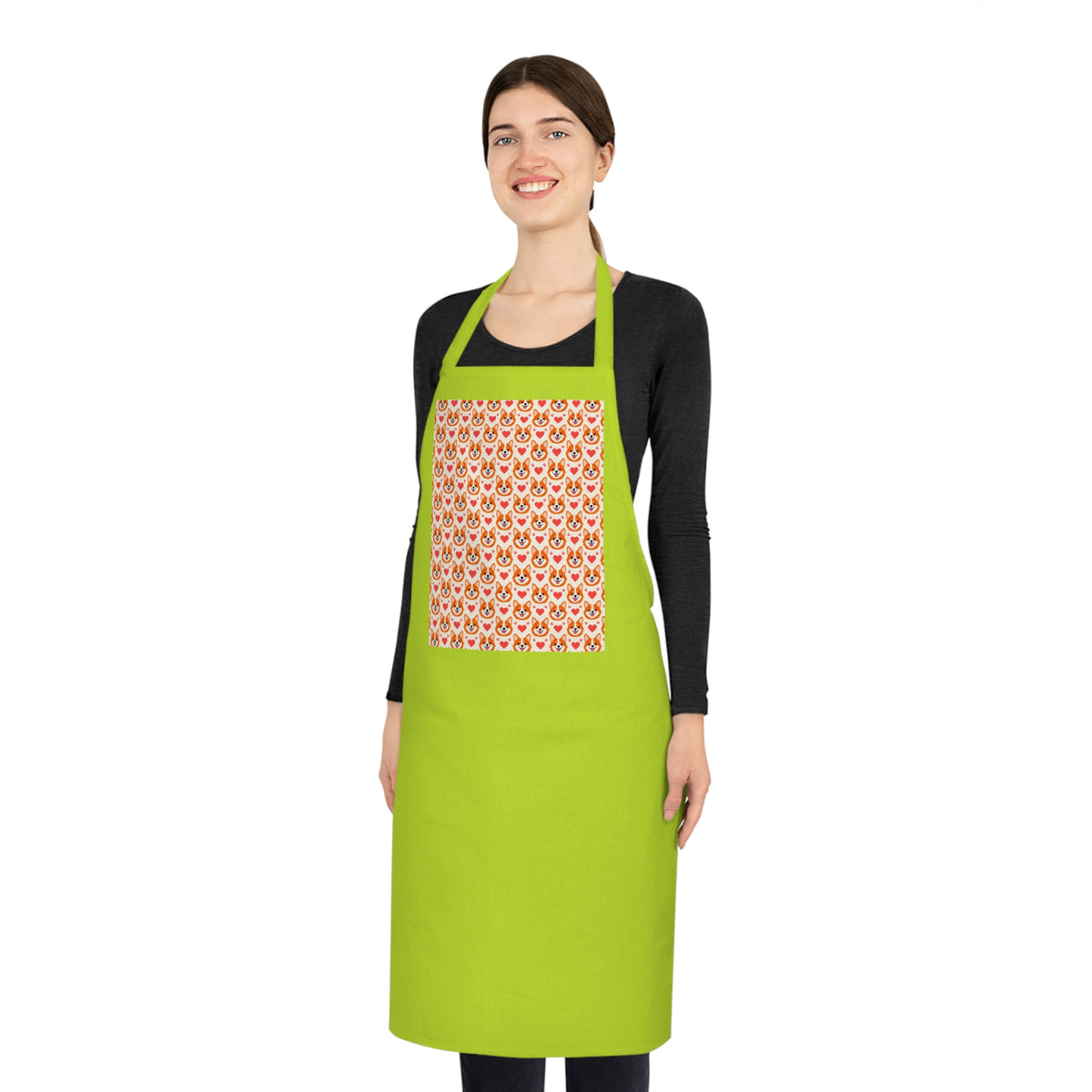 Corgi Hearts apron – original NewGiftDay design, view 4