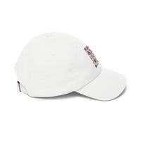 Blush Bird Garden Printed Dad for Sunny Outings hat – original NewGiftDay design, view 8