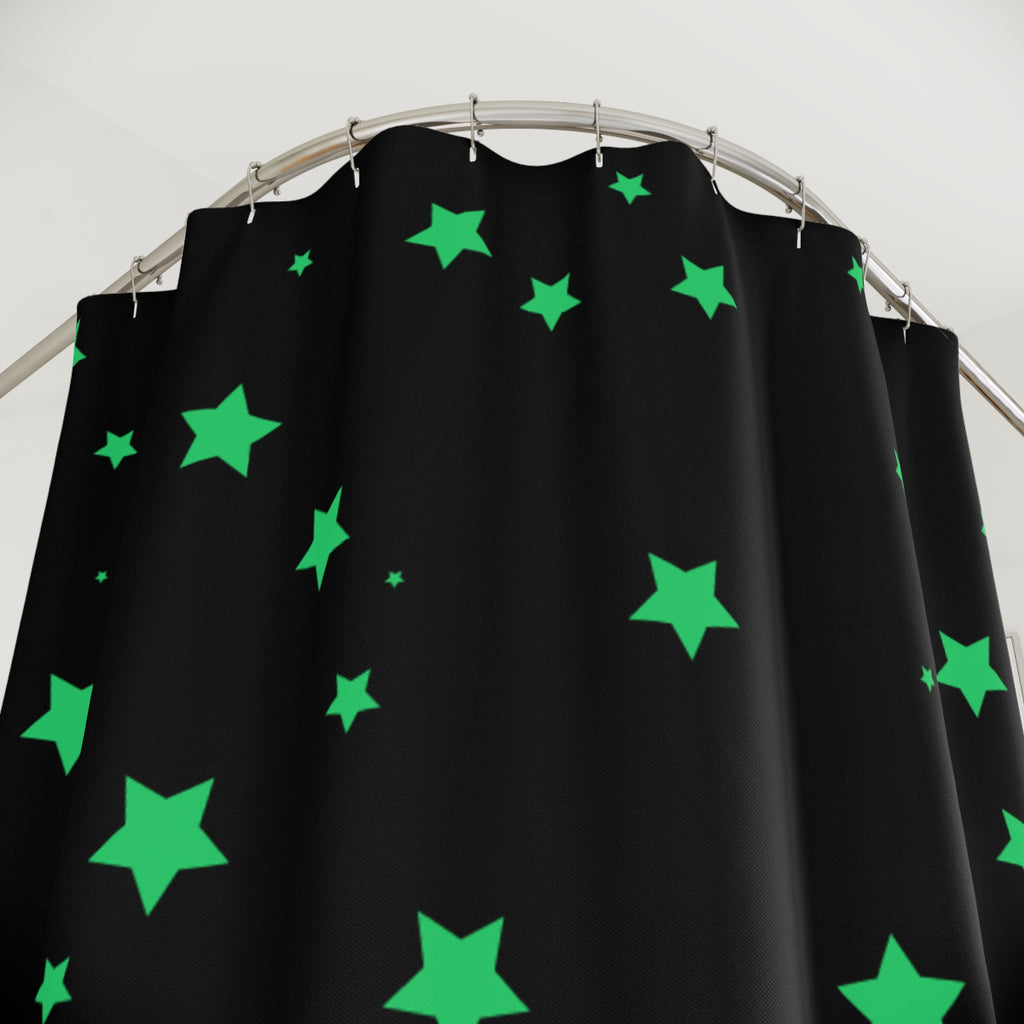 Glow-in-the-Dark Star Shower Curtain Gift: Celestial Pop for Funky Homes