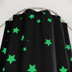 Glow-in-the-Dark Star Shower Curtain Gift: Celestial Pop for Funky Homes