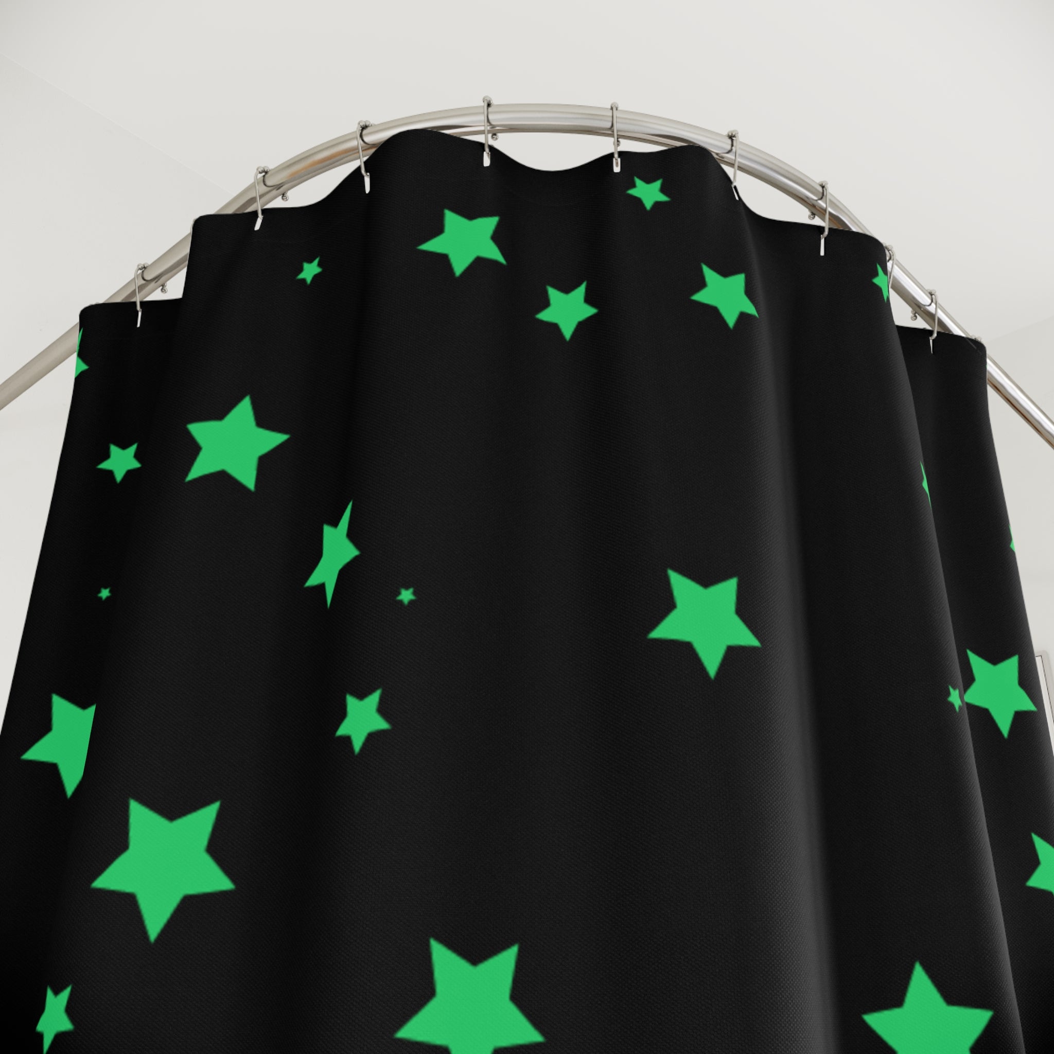 Glow-in-the-Dark Star Shower Curtain Gift: Celestial Pop for Funky Homes