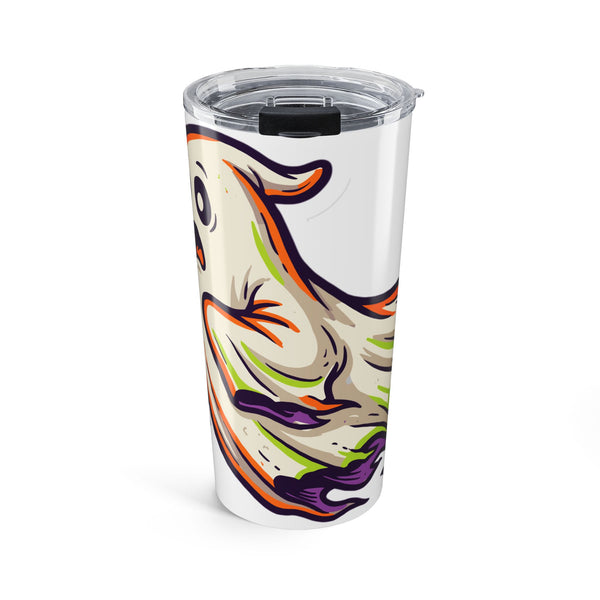 Drifting Ghost Glow Halloween Travel Mug Tumbler design