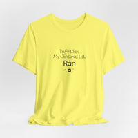 Bigfoot Christmas List T-shirt – original NewGiftDay design, view 165