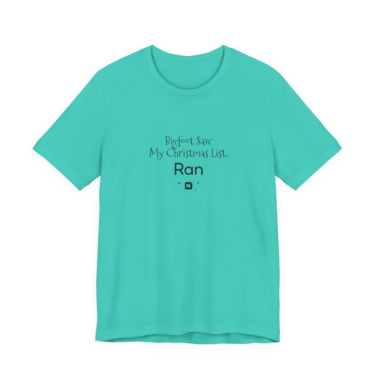 Bigfoot Christmas List T-shirt – original NewGiftDay design, view 51