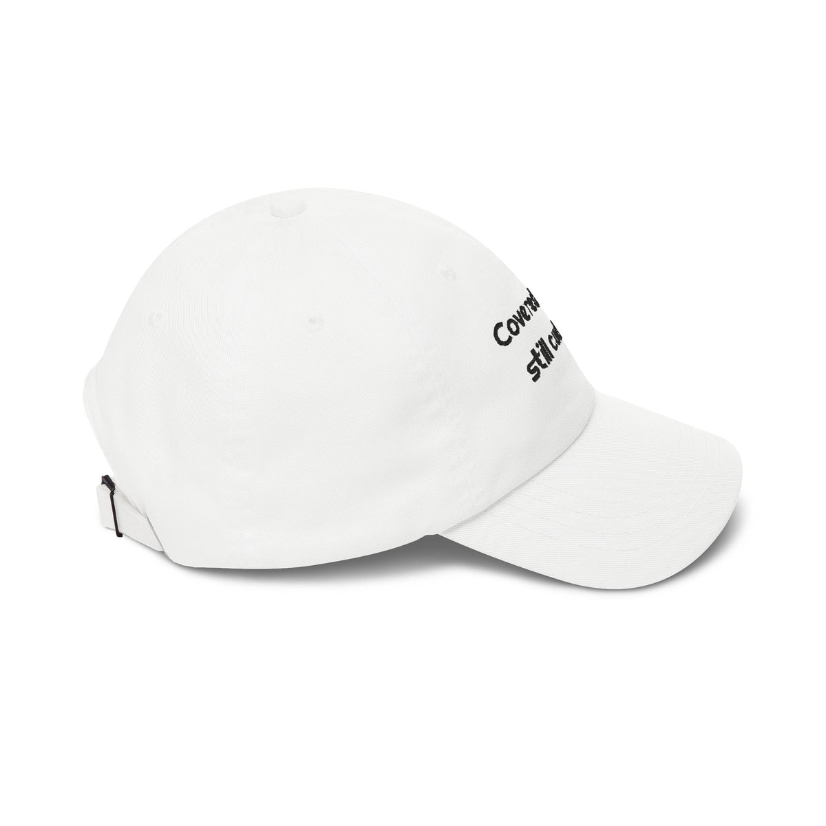 Covered in fur still cuddling Printed Dad for Pet Errands hat – original NewGiftDay design, view 8