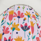 Folk Art Floral Shower Curtain Gift: Bohemian Whimsy for Cheerful Homes