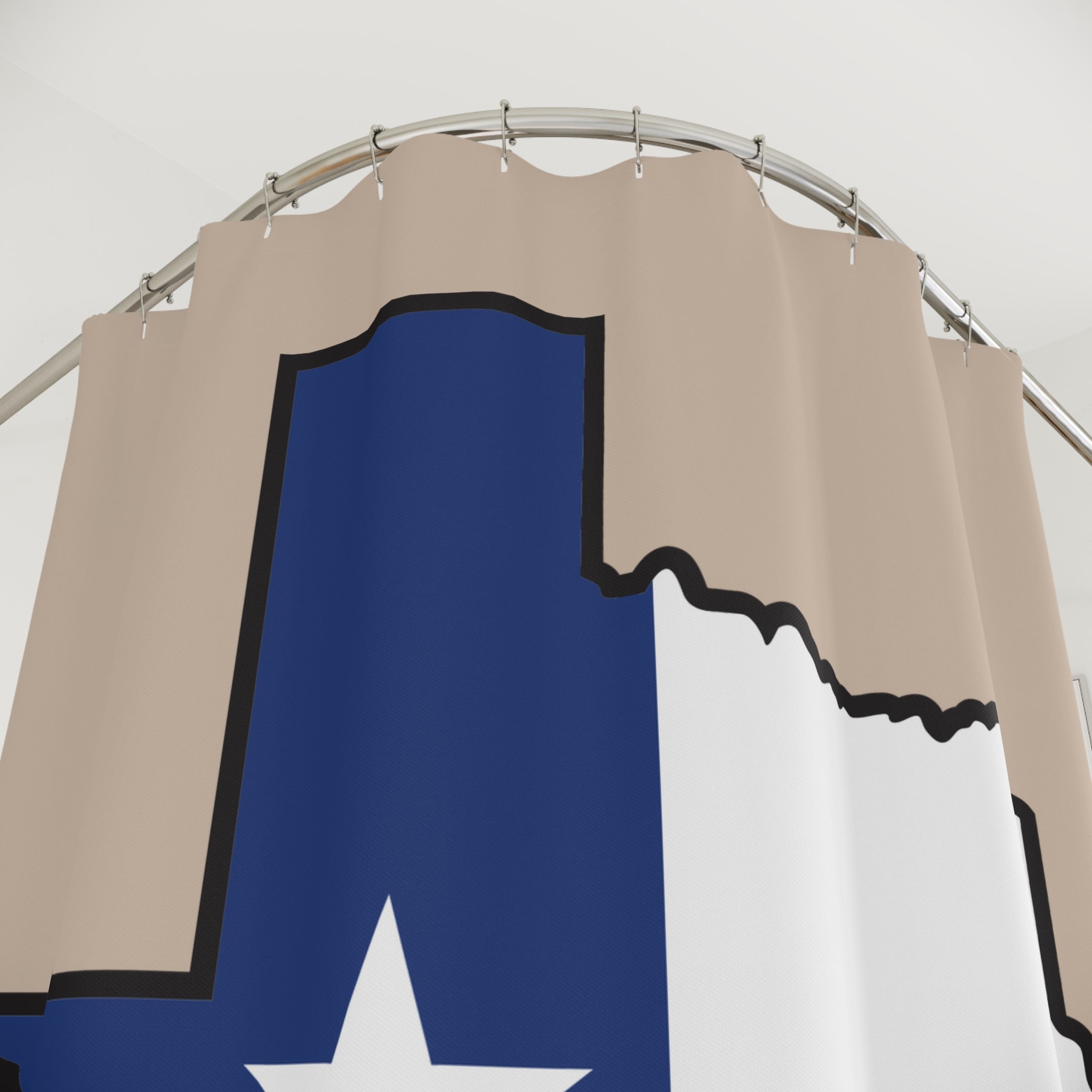 Texas Flag State Outline Shower Curtain Gift: Lone Star Spirit for Proud Texans