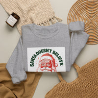 Santa Doesn't Believe in You Either sweatshirt – original NewGiftDay design, view 14