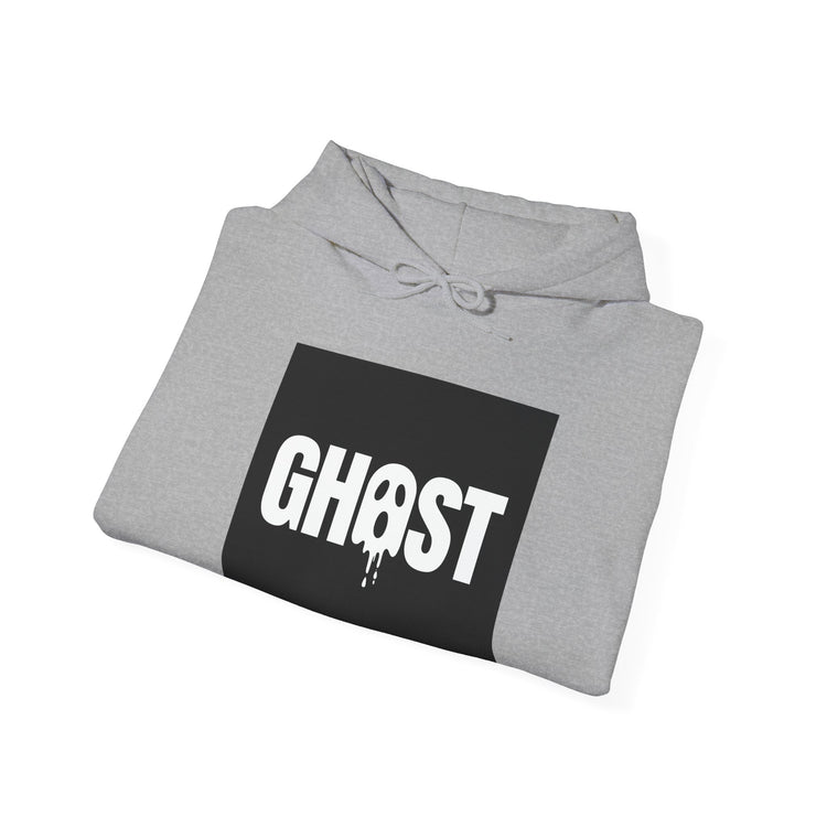 Dripping Ghost Face hoodie in sport-grey – original NewGiftDay design
