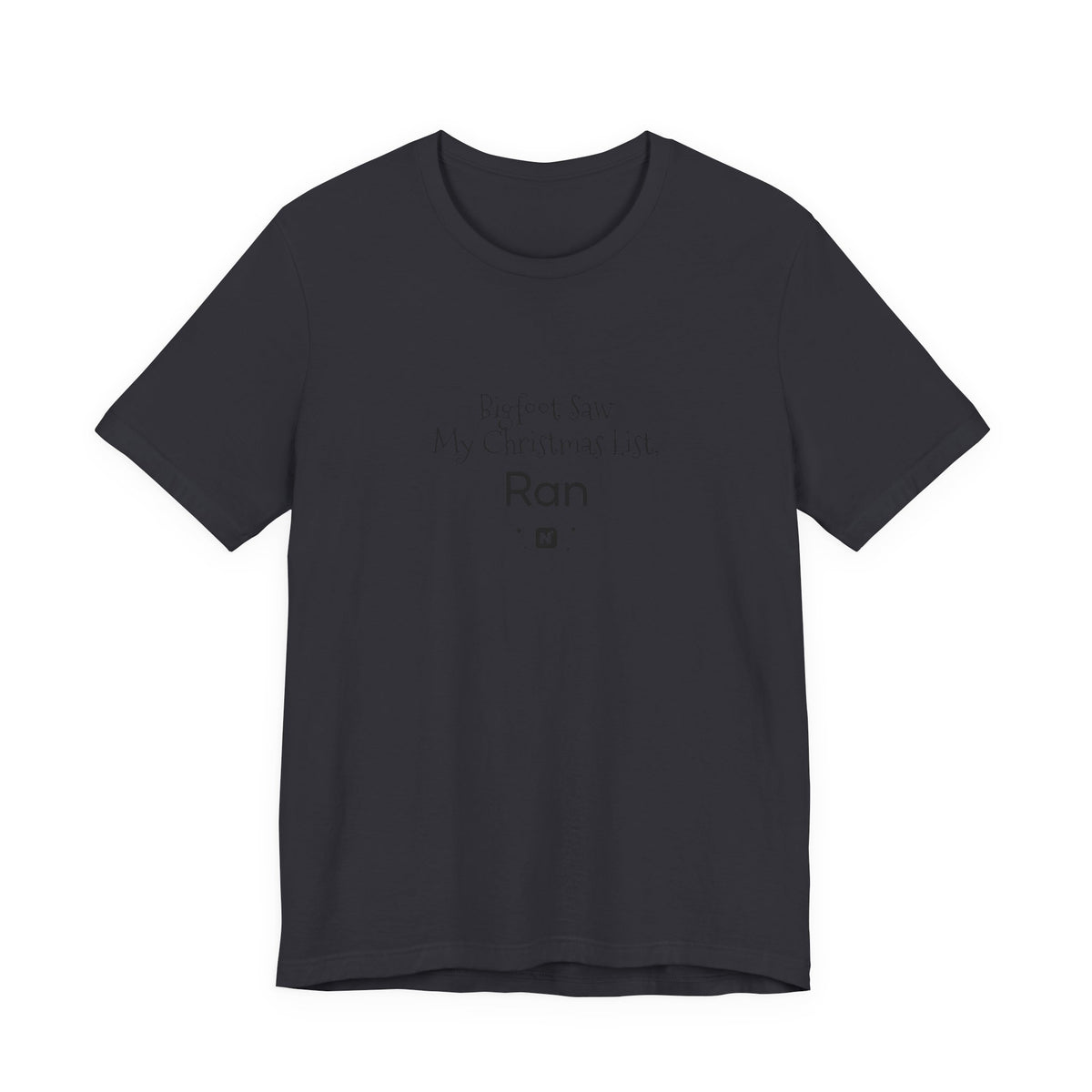 Bigfoot Christmas List T-shirt – original NewGiftDay design, view 41