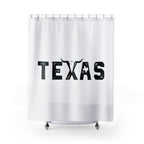 Distressed Texas Longhorn Shower Curtain Gift: Lone Star Pride for Rustic Homes