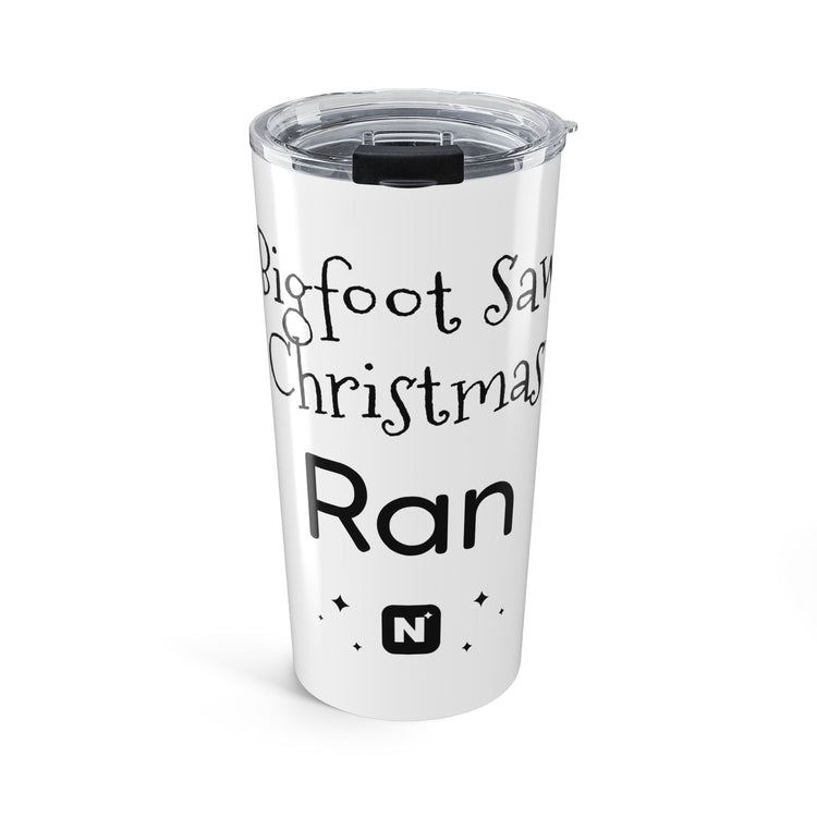 Bigfoot Christmas List 20oz tumbler – original NewGiftDay design