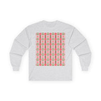 Retro Daisy Blooms long sleeve tee – original NewGiftDay design, view 2