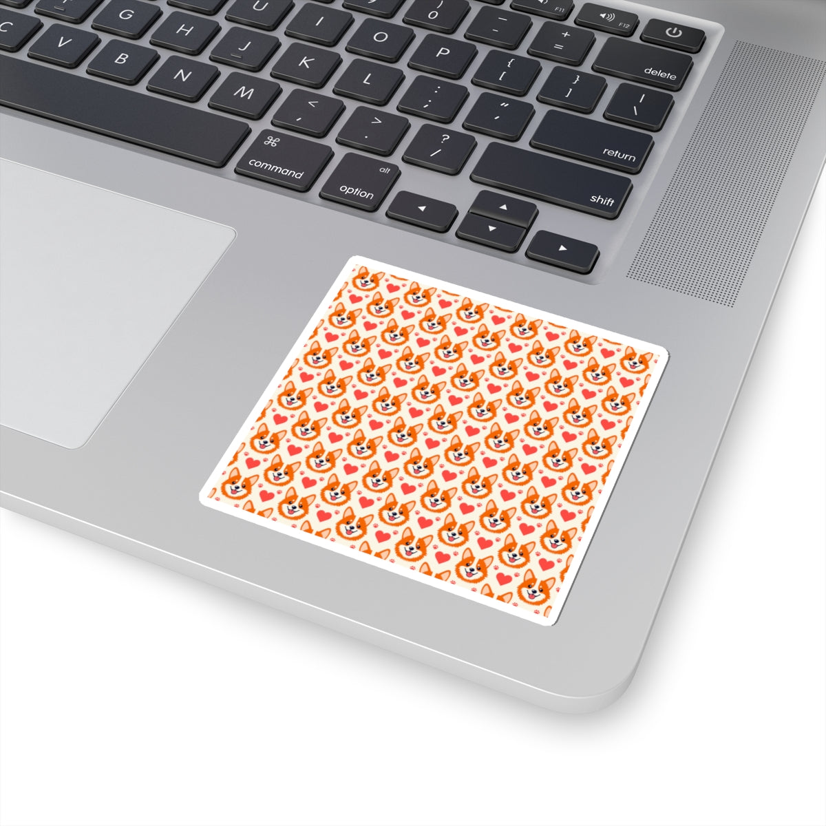 Corgi Hearts Kiss-Cuts sticker – original NewGiftDay design, view 2