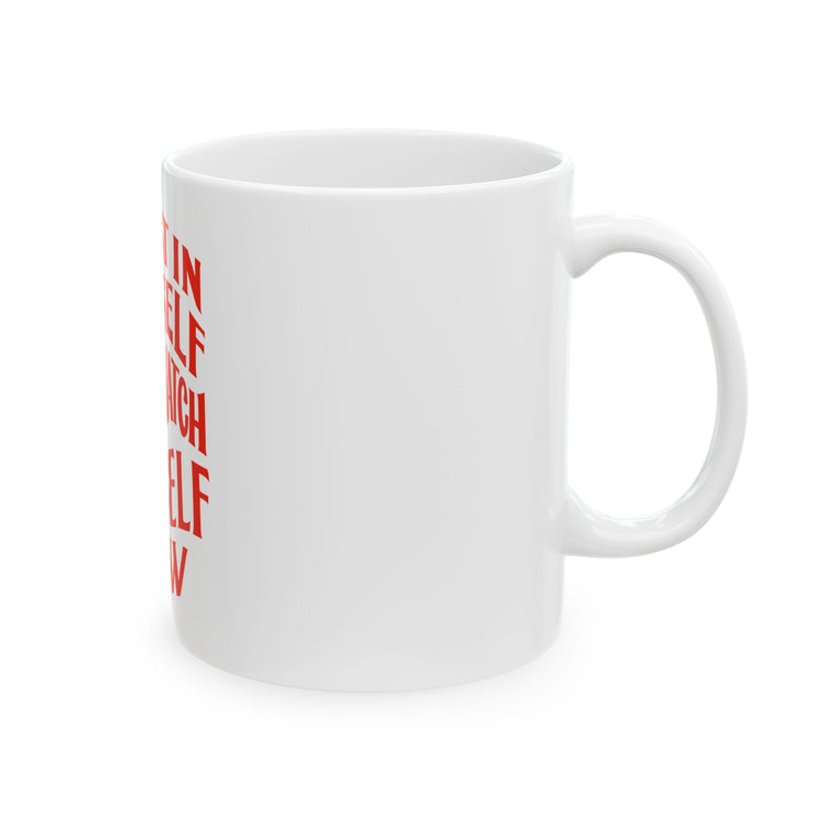 Grow Yourself Ceramic, (11oz 15oz) mug – original NewGiftDay design, view 4