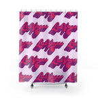 Las Vegas Neon Slogan Shower Curtain Gift: Retro Glamour for Nightlife Lovers
