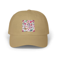 Blush Bird Garden Printed Dad for Sunny Outings hat – original NewGiftDay design, view 3