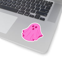Pink Ghost Parade Kiss-Cuts sticker – original NewGiftDay design, view 2