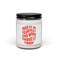 Invest in Yourself candle – original NewGiftDay design