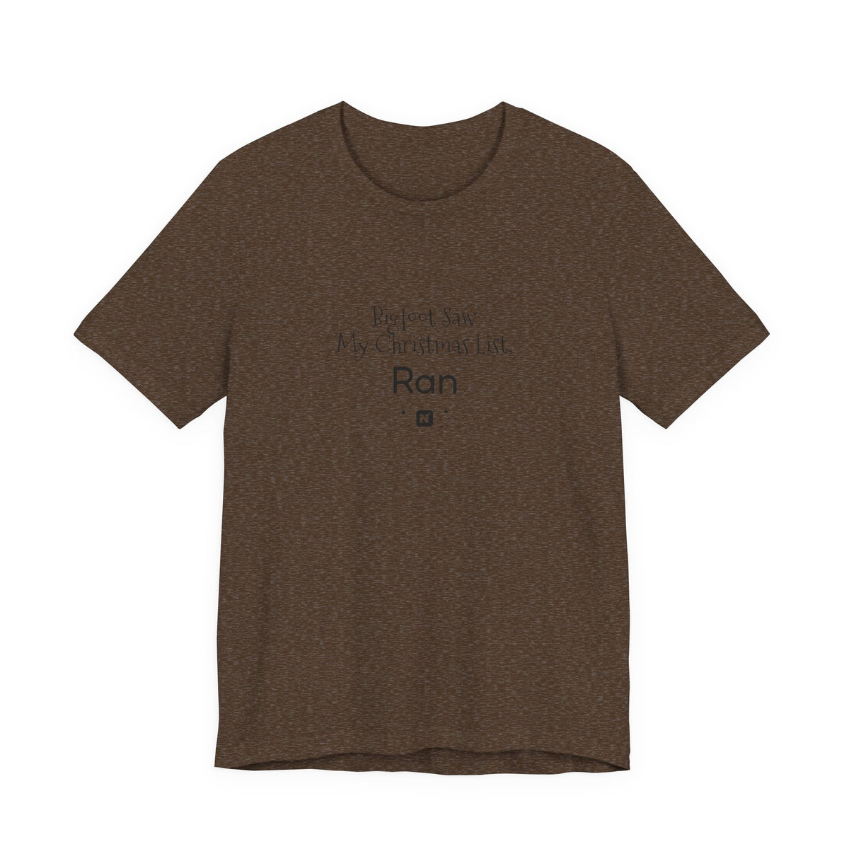 Bigfoot Christmas List T-shirt – original NewGiftDay design, view 31