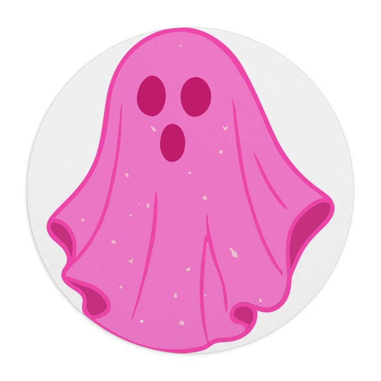 Pink Ghost Parade mouse pad – original NewGiftDay design